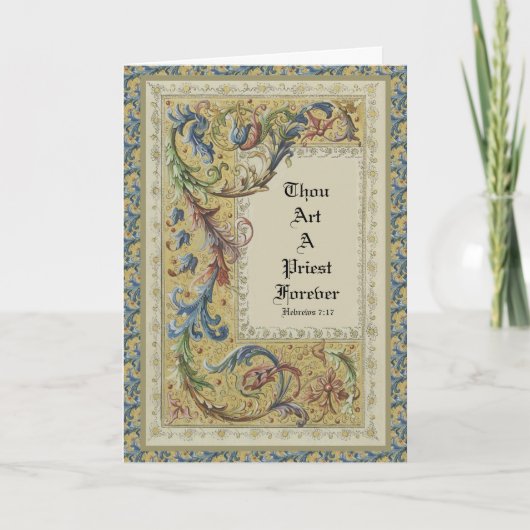 カトリック司教布教最初の質量聖なる書物、 経典 カード (正面)