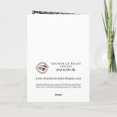 カトリック司教授与記念日ラテンマス カード (裏面)