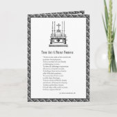 カトリック司教授与記念日ラテンマス カード (正面)