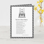 カトリック司教授与記念日ラテンマス カード (黄色い花)