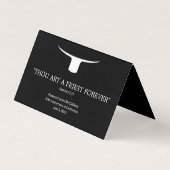 カトリック司教授与記念日聖なる書物、 経典 名刺 (正面)