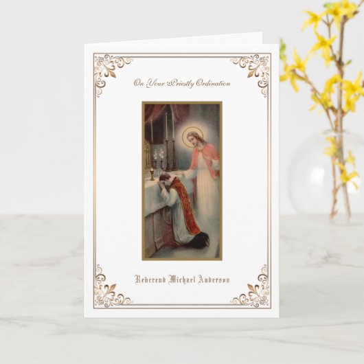 カトリック司教法会イエズスカード カード (黄色い花)