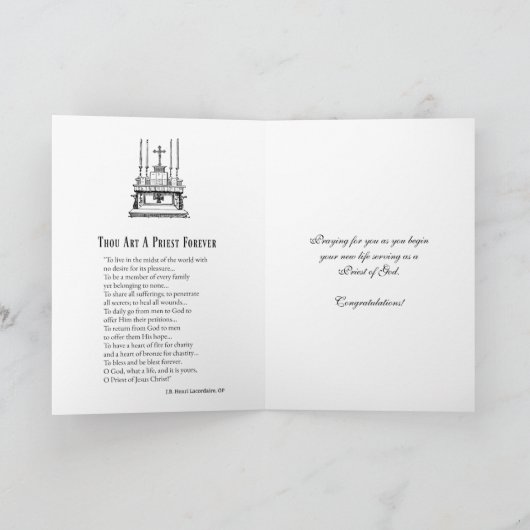 カトリック司教祭司法会イエス カード (内部)