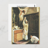 カトリック司祭のための祈りの言葉償いの花冠 ポストカード (正面/裏面)