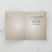 カトリック司祭のクリスマスエレガント。 シーズンカード (内部)