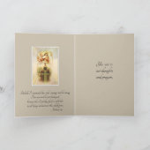 カトリック司祭の勇気付けられる カード (内部)