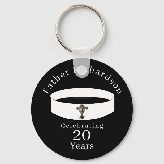 カトリック司祭の叙位記念日 キーホルダー (正面)