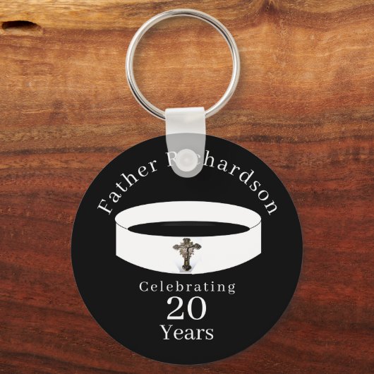 カトリック司祭の叙位記念日 キーホルダー (正面)