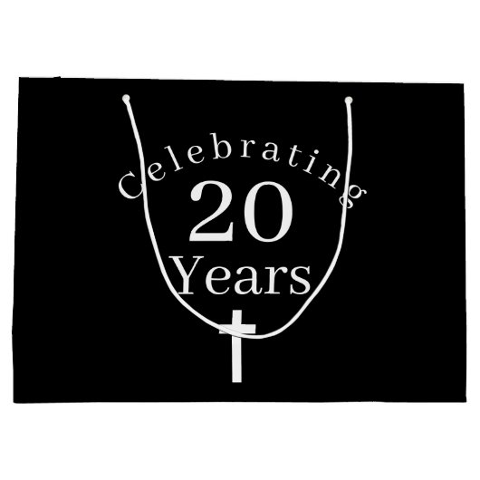 カトリック司祭の叙位記念日 ラージペーパーバッグ (裏面)