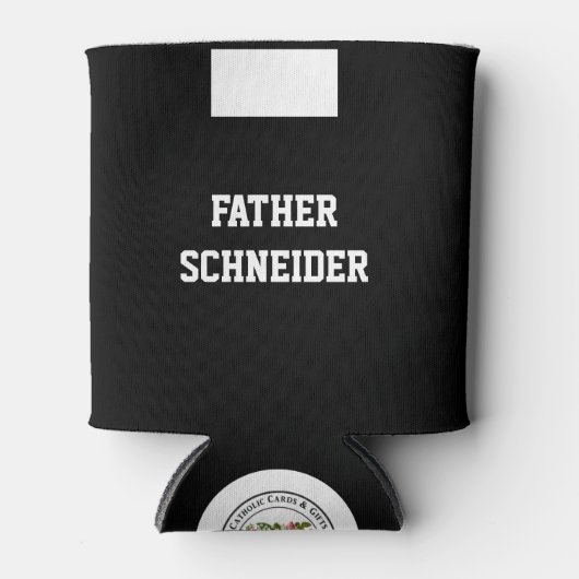 カトリック司祭の宗教調整記念日 缶クーラー (正面)