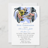 カトリック司祭の第一聖餐式 招待状 (正面)