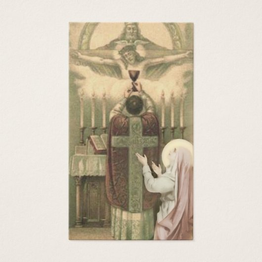 カトリック司祭の聖札 (正面)