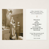 カトリック司祭の聖札 (正面&裏面)