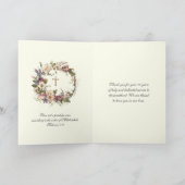 カトリック司祭の記念日の調整ディーコン カード (内部)