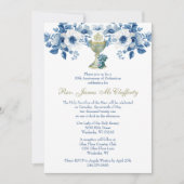 カトリック司祭の青い記念日 招待状 (正面)