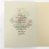 カトリック司祭スピリチュアルブーケバレンタイン祈りの言葉 三つ折りクリスマスカード (内部最初)