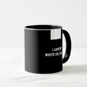 カトリック司祭ブラック聖職者の襟宗教的なマグカップ マグカップ (正面右)