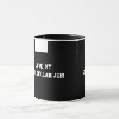 カトリック司祭ブラック聖職者カラー宗教 マグカップ (中央)