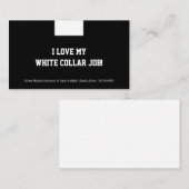 カトリック司祭ブラック聖職者カラー宗教 名刺 (正面/裏面)