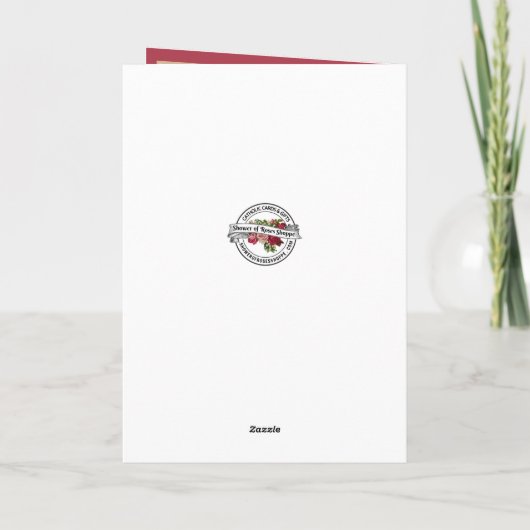 カトリック司祭ヴァレンティーンズデイヴァージンメアリーイエス シーズンカード (裏面)