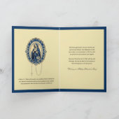 カトリック司祭ヴァレンティーンズデイヴァージンメアリー シーズンカード (内部)