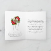 カトリック司祭ヴァレンティーンズデイ聖なる書物、 経典バラ シーズンカード (内部)