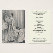 カトリック司祭叙位記念日の神聖なカード (正面&裏面)