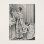 カトリック司祭叙位記念日の神聖なカード (正面)