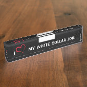 カトリック司祭聖職者の宗教名プレート デスクネームプレート (側面)