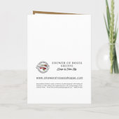 カトリック司祭記念日の叙位十字架刑 カード (裏面)