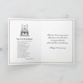 カトリック司祭記念日コーディネーションエンジェルズカード カード (内部)