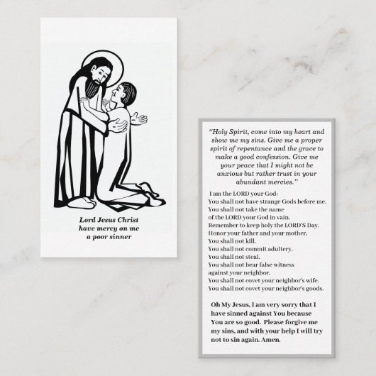 カトリック和解カード 名刺 (正面/裏面)