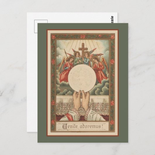 カトリック大司祭ハンズ宗教的 ポストカード (正面/裏面)