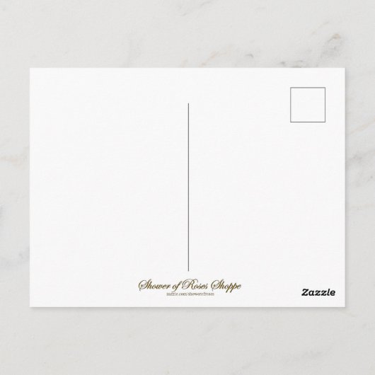 カトリック大司祭ハンズ宗教的 ポストカード (裏面)