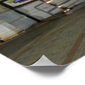 カトリック大聖堂ネオゴシック建築 ポスター (角)