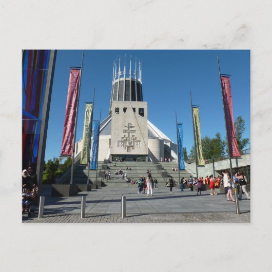 カトリック大聖堂 – リバプール ポストカード (正面)