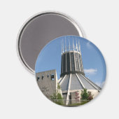 カトリック大聖堂 – リバプール マグネット (正面/裏面)