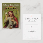 カトリック大衆が祈りの言葉聖書を提供 名刺 (正面/裏面)