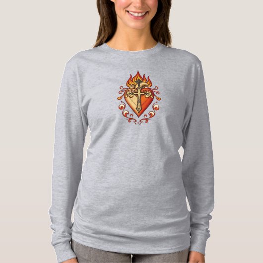 カトリック女子ロンTシャツ 聖心 Tシャツ (正面)