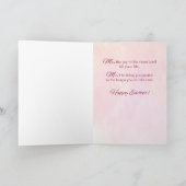 カトリック姉妹イースター恵みピンクの水色 カード (内部)