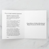 カトリック婚約おめでとうカード付き/祈りの言葉 カード (内部)