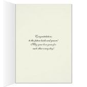 カトリック婚約祈りの言葉おめでとうカード (内側 (右))