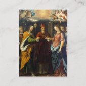 カトリック婚約結婚求愛祈りの言葉 エンクロージャーカード (正面)