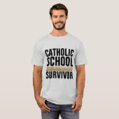 カトリック学校生き残りTシャツティー Tシャツ (正面フル)