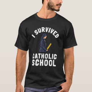 カトリック学校 修道女 教会 ミサ キリスト教の教育 Tシャツ