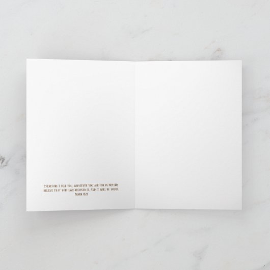 カトリック宗教イエス教会聖餐式 カード (内部)