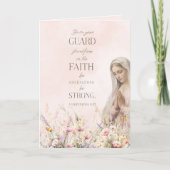 カトリック宗教フローラ聖なる書物、 経典マリア カード (正面)