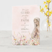 カトリック宗教フローラ聖なる書物、 経典マリア カード (黄色い花)