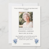 カトリック宗教メアリー悔やみや弔慰葬儀 サンキューカード (正面)