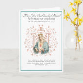 カトリック宗教再教マリア宗教 カード (黄色い花)